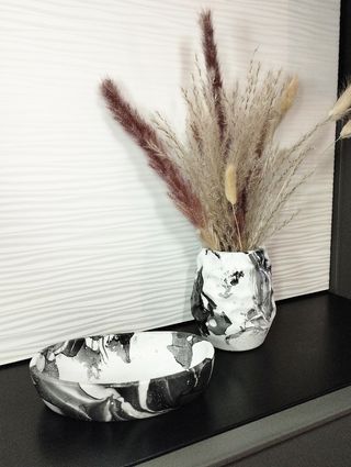 Coppia Vaso Vassoio Design Home