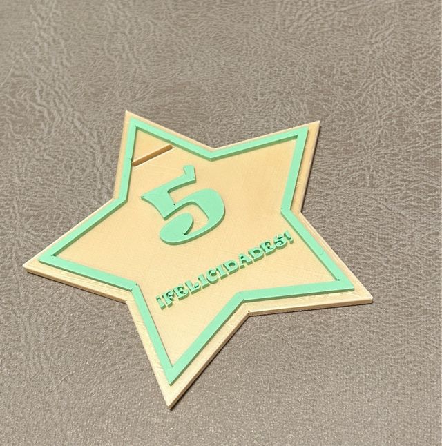 Medalla cumpleaños personalizada