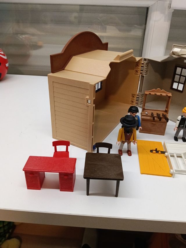Playmobil Western Oficina Sheriff y Salón de Oeste