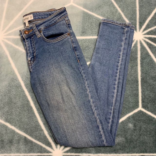 Mango pantalon pitillo mujer vaqueros