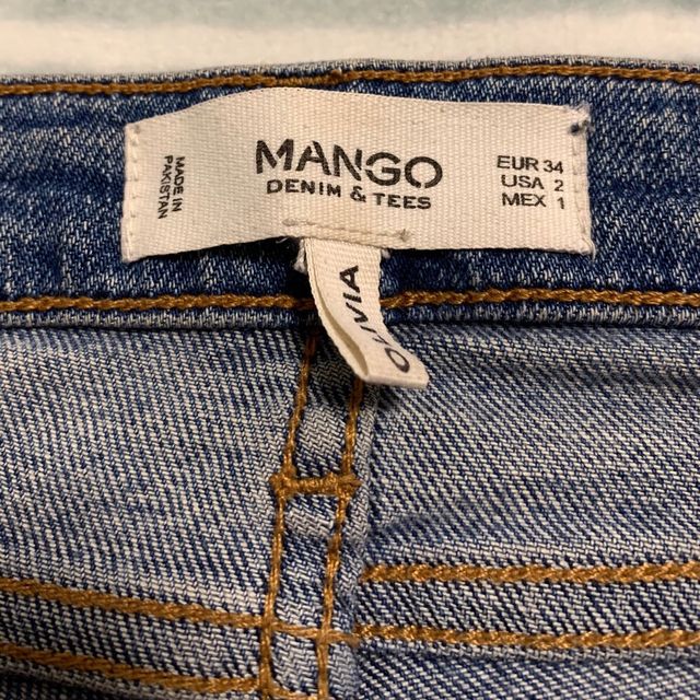 Mango pantalon pitillo mujer vaqueros