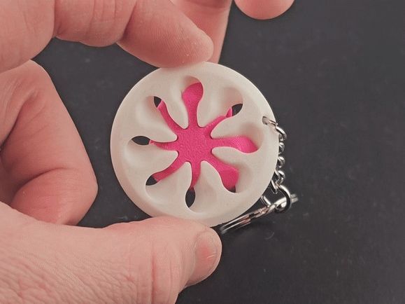 Llavero en forma de corazón