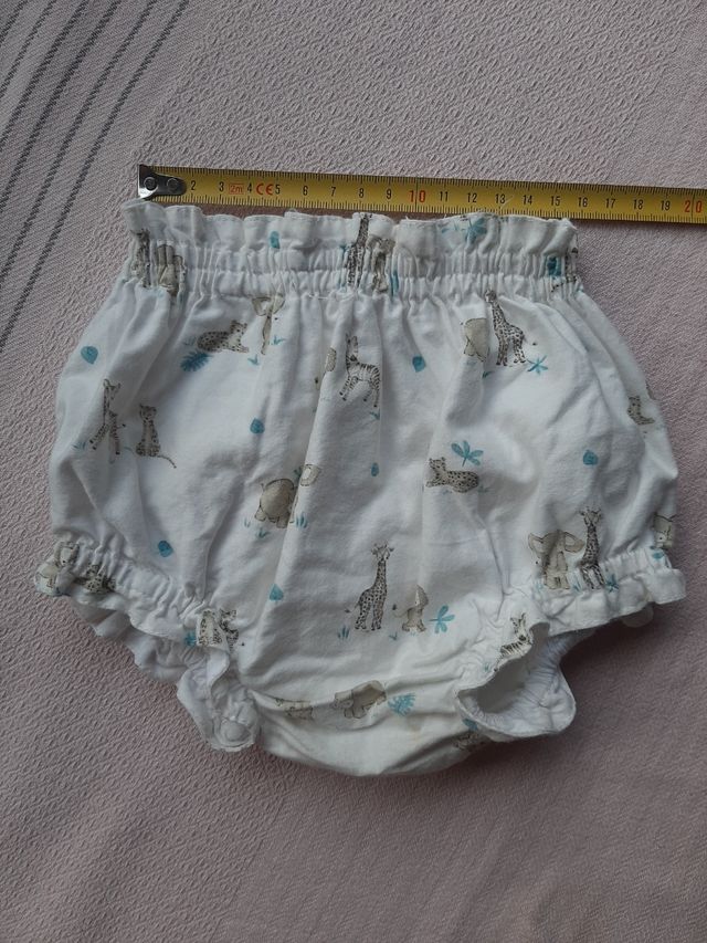 Conjunto top punto turquesa y braga 9m Pangasa