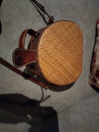 Bolso mimbre 