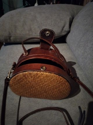 Bolso mimbre 