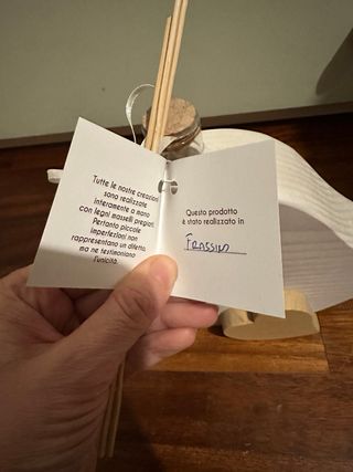 Porta essenze cuore Wood creations