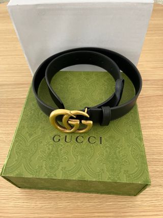 Cinturón piel Gucci