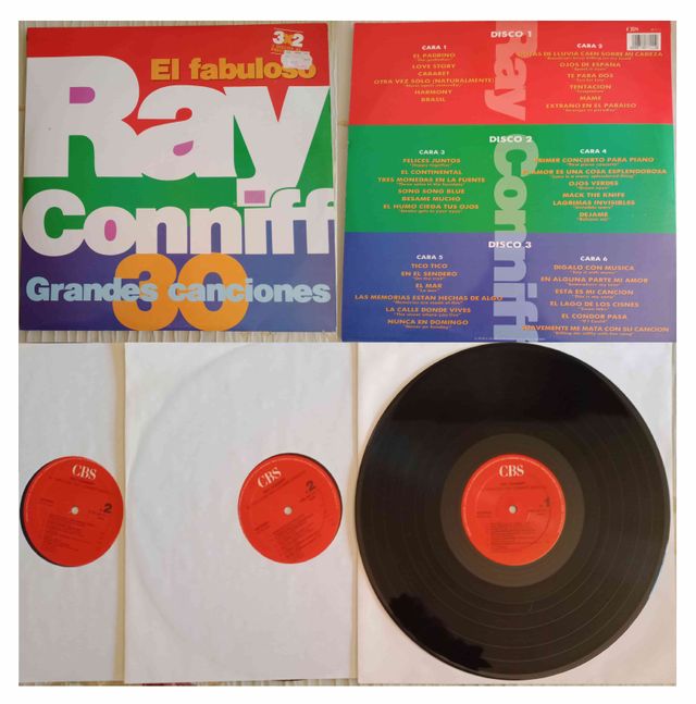 EL FABULOSO RAY CONNIFF ORQUESTA - DISCO TRIPLE LP