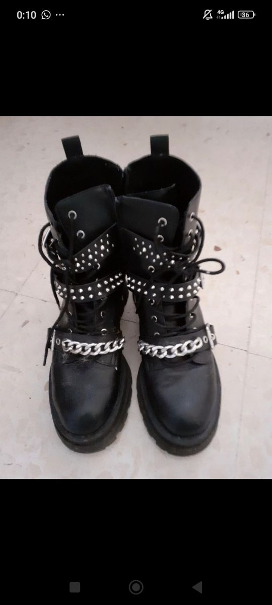 Botas negras Stradivarius 
