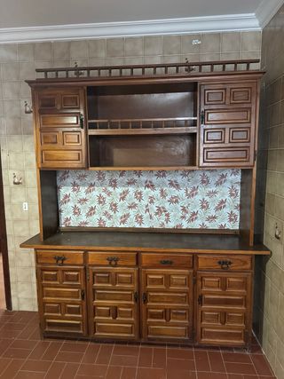 Mueble de cocina vintage de madera