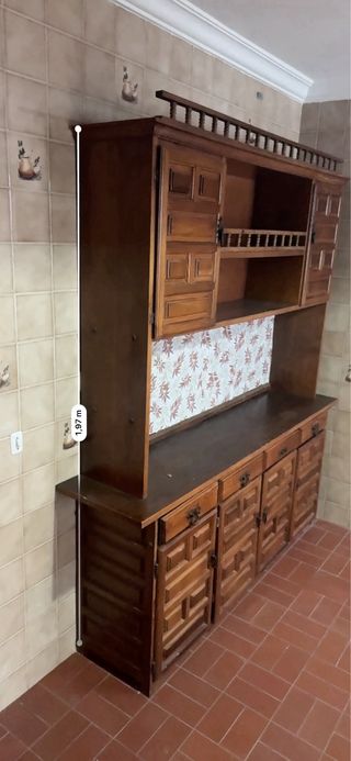 Mueble de cocina vintage de madera