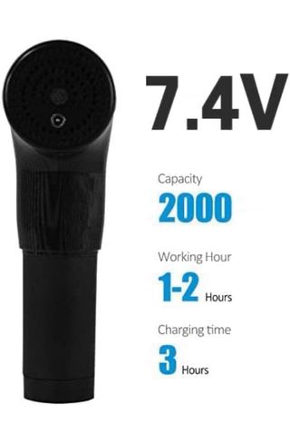 Pistola vibratoria de masajes