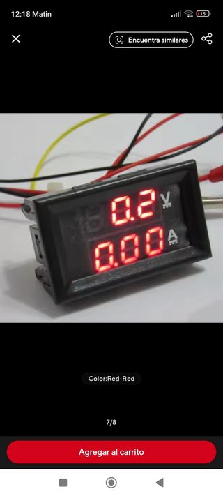 Voltmetro amperometrico digitale DC 100V