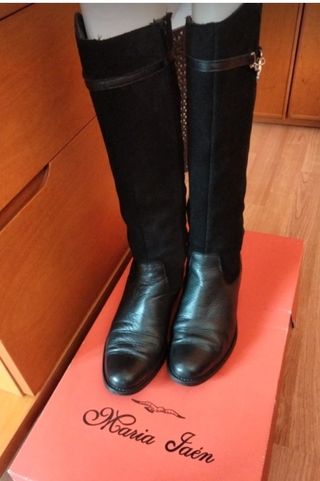 Botas piel y ante M. Jaén n. 38