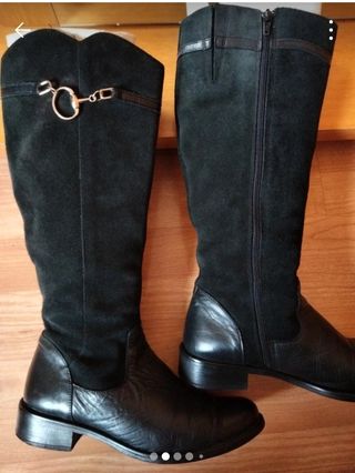 Botas piel y ante M. Jaén n. 38