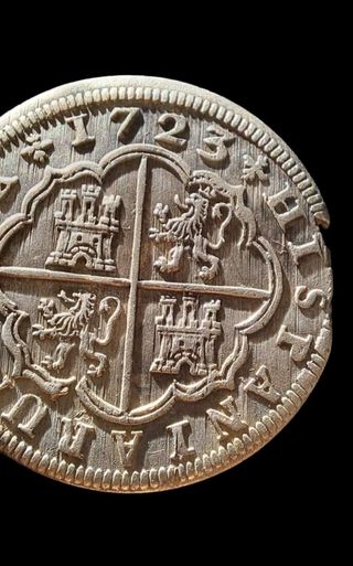 2 reales de 1723 de Felipe V Madrid