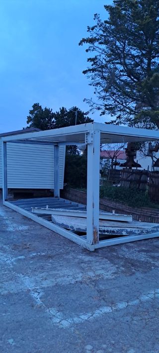 Estructura caseta de obra