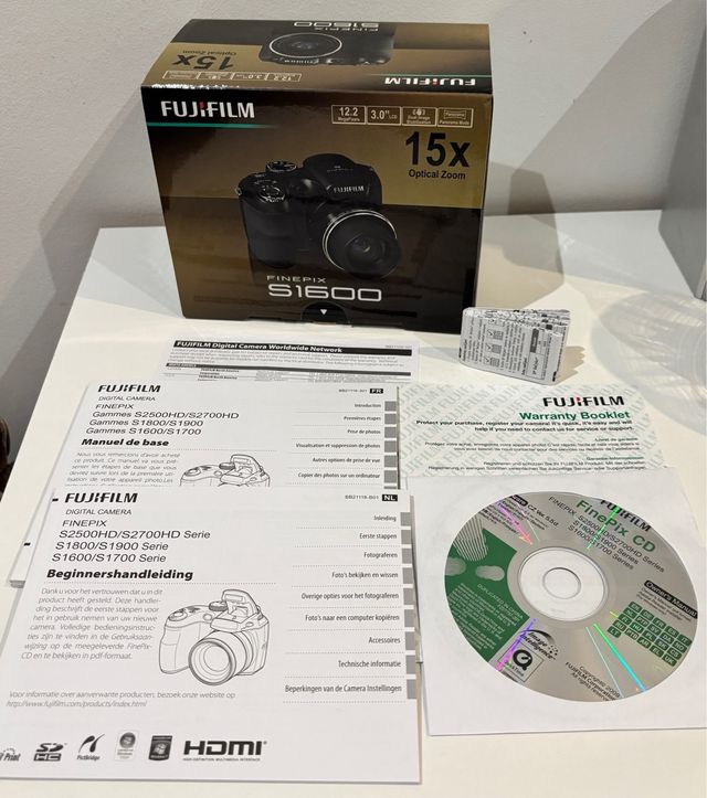 Caixa Original Fujifilm Finepix S1600