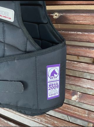 Chaleco protector de montar a caballo