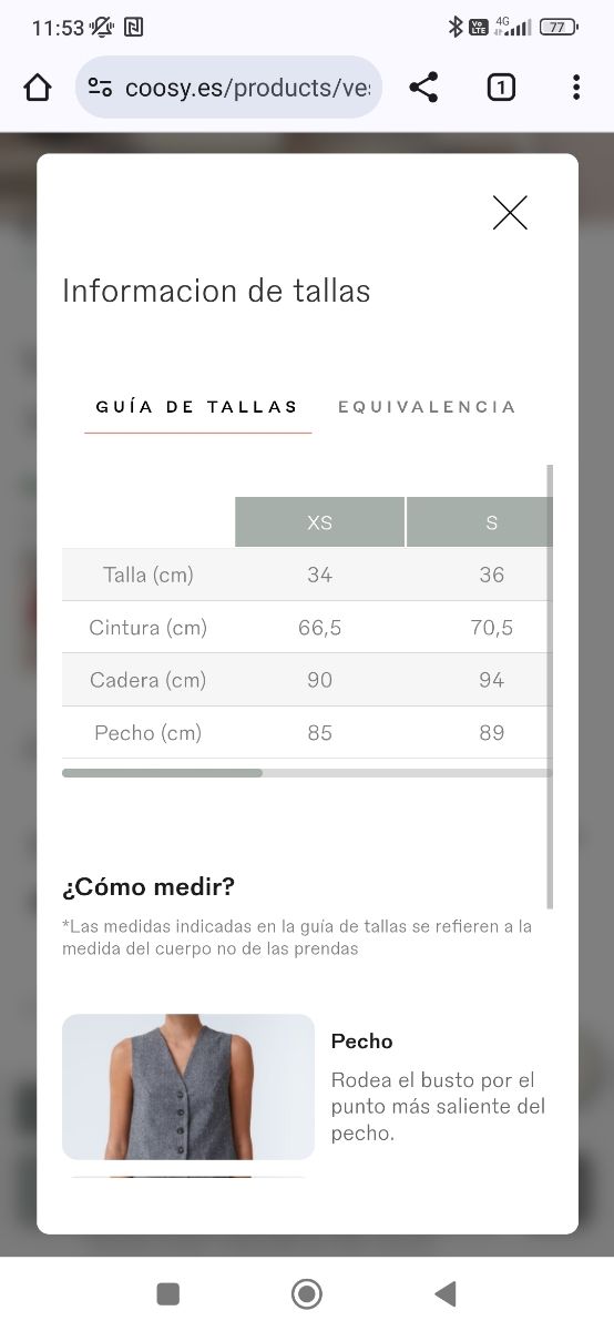 VESTIDO DE GALA, DE COOSY XS