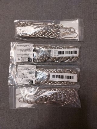 Ganchos de cortina acero inoxidable