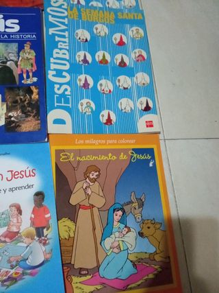 Lote libros para niños sobre Jesús 