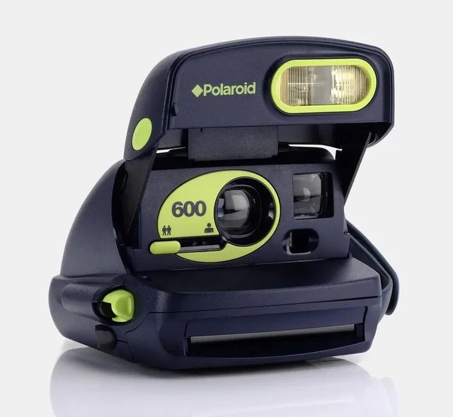 Polaroid 600 Cámara instantenea Azul neon
