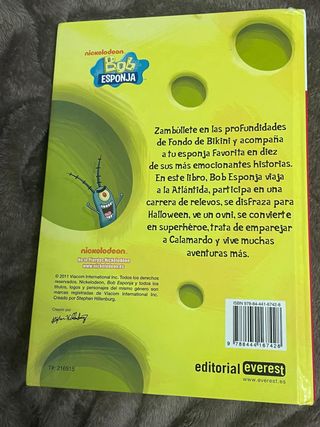 Cuento bob esponja
