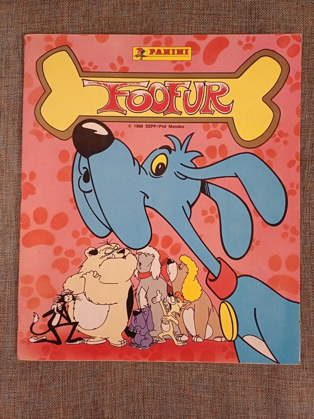   ALbum   FOOFUR , PANINI 1988,  COMPLETO