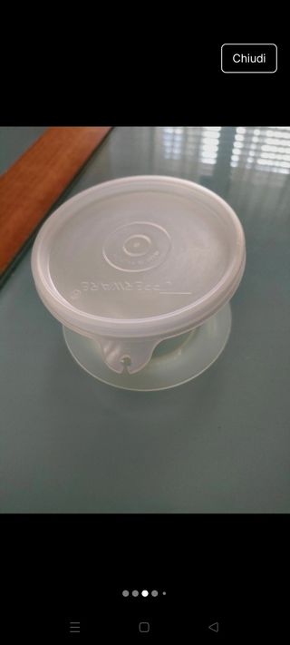 Set 4 pezzi Tupperware vintage dessert