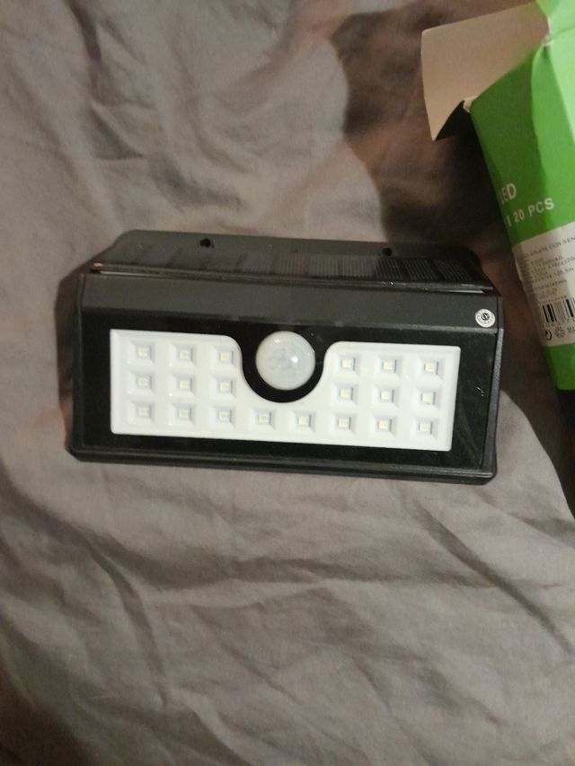 Solar Powered LED wall light