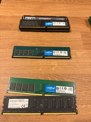 Lote Memorias RAM DDR4