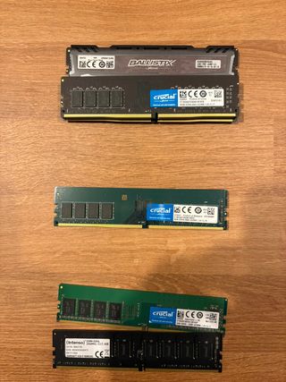 Lote Memorias RAM DDR4
