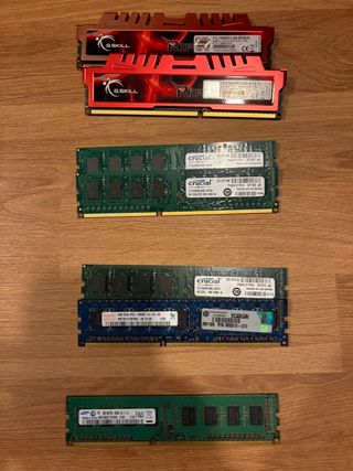 Lote Memorias RAM DDR4