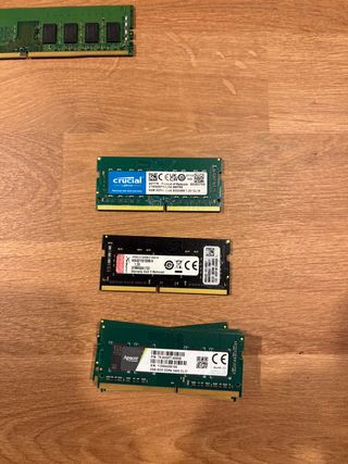 Lote Memorias RAM DDR4