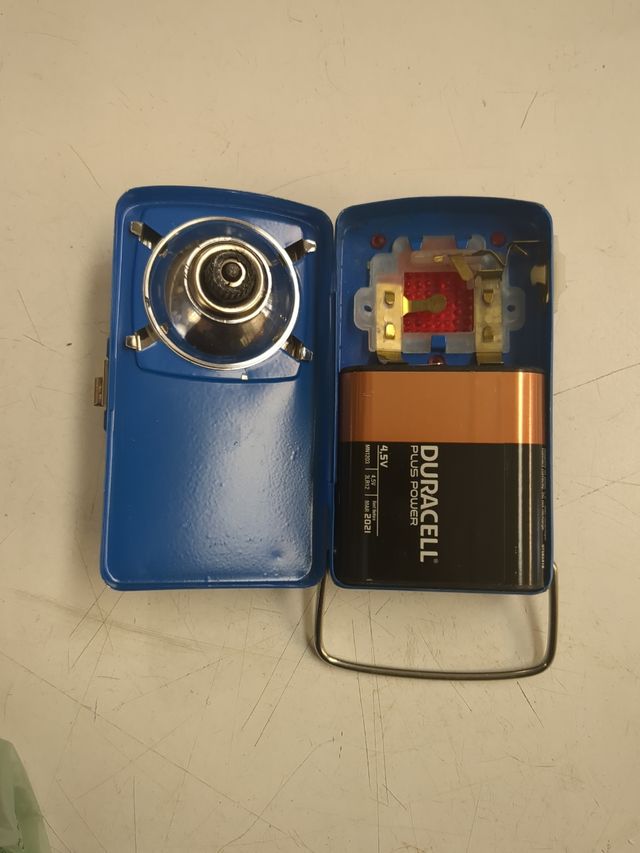 TORCIA LUCE TASCABILE VINTAGE FUNZIONANTE