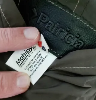 Cazadora de piel reversible