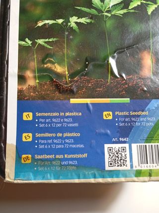 Semenzaio  plastica 