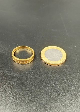 ¡OFERTÓN! Anillo oro amarillo 18k con diamantes