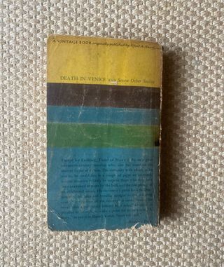 Livro "Death in Venice"Thomas MannVintage 1954