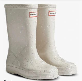 Botas hunter niño o niña blanco 