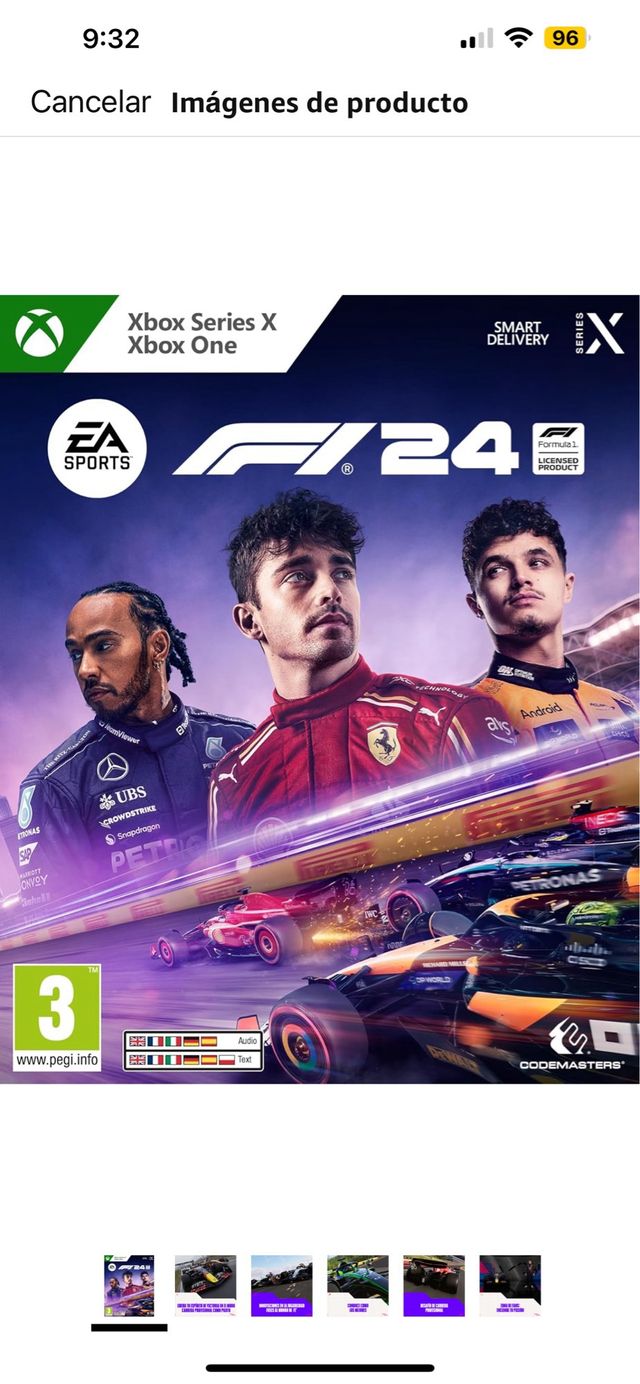 F1 2024 xbox series / xbox one 