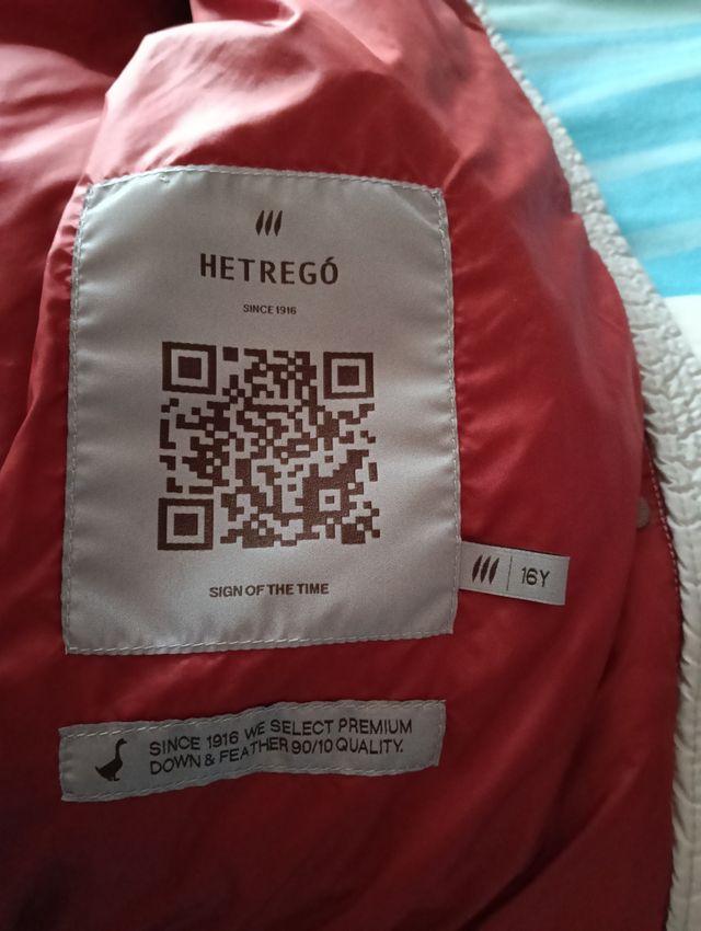 Piumino unisex hetregò