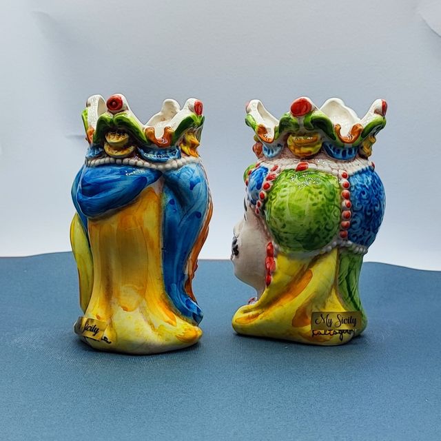 Teste di Moro di Ceramica di Caltagirone