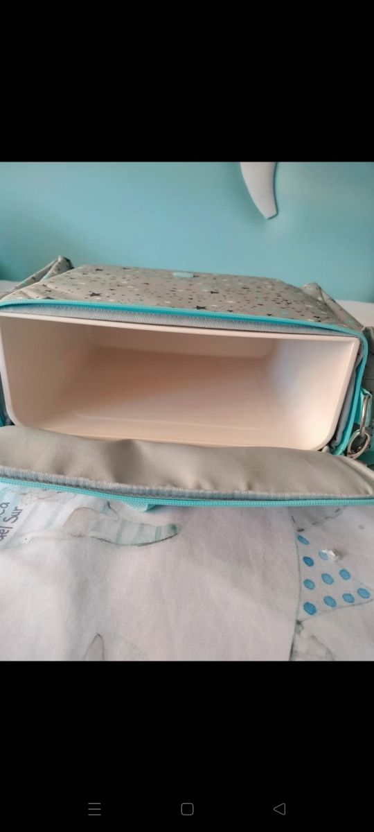 Trona viaje con almacenaje y nevera