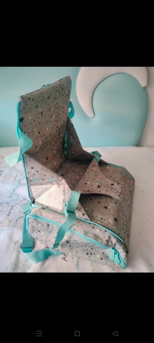 Trona viaje con almacenaje y nevera