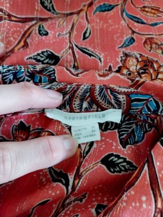 Blusa boho Springfield Talla S