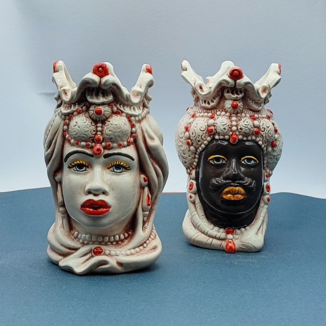 Teste di Moro Ceramica di Caltagirone H14