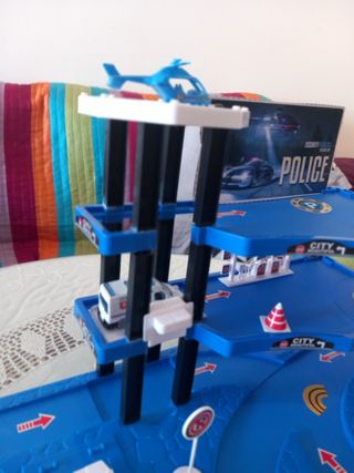 Scalextric circuito policía