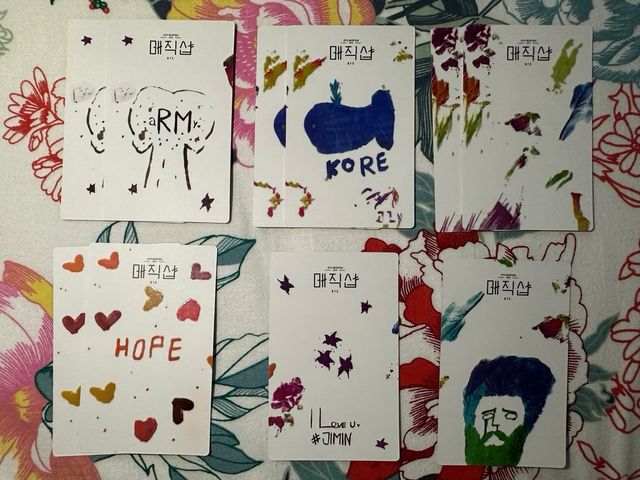 Bts varias photocards